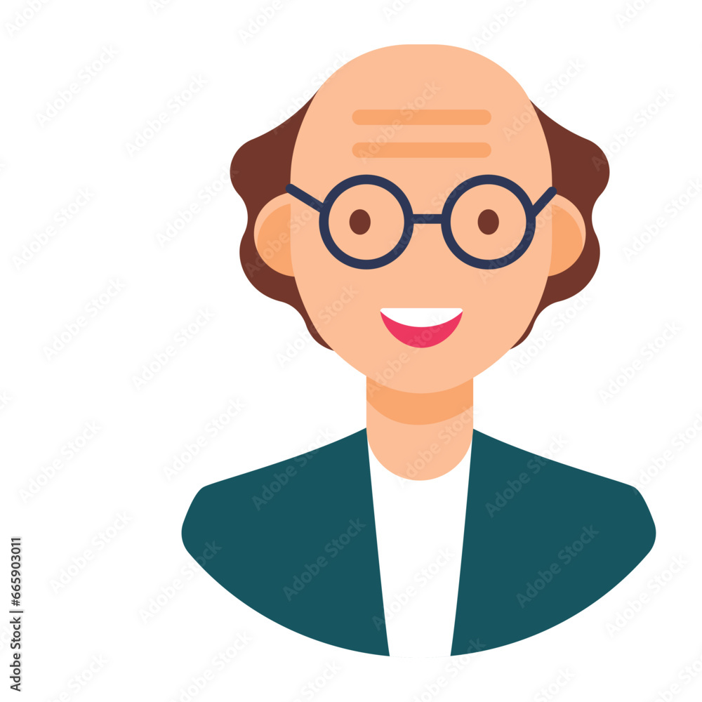 Scientist Flat icon