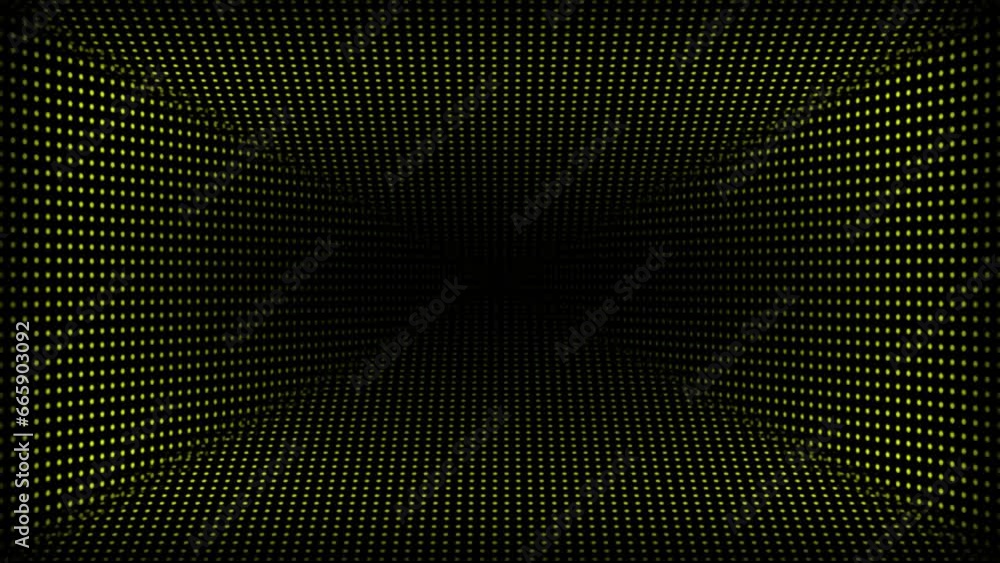 Abstract technology dark background. Moving dots and grid background for logo intro Abstract technology dark background. Moving dots and grid background for logo intro