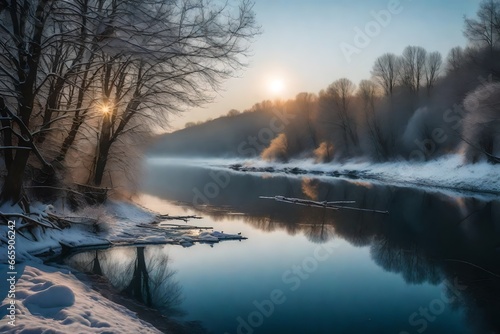 river in winter © The Asthatics