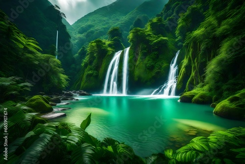 waterfall in the forest