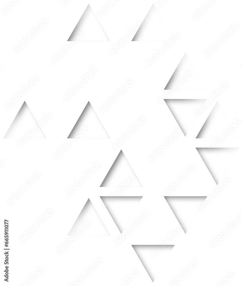 Digital png illustration of white triangles with copy spaces on transparent background Digital png illustration of white triangles with copy spaces on transparent background