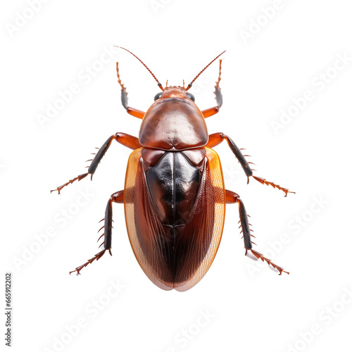 Cockroach illustration isolated on transparent background. Ai generate. PNG