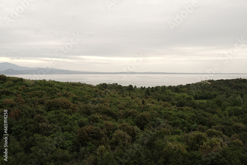 View of a glimpse of Lake Garda