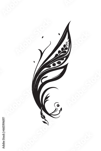 Leaf and grass