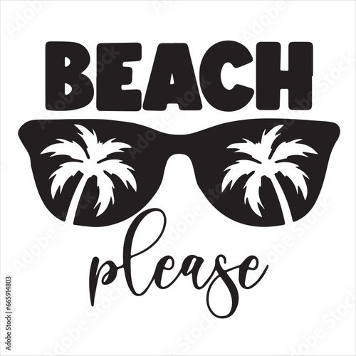 beach please logo inspirational positive quotes, motivational, typography, lettering design