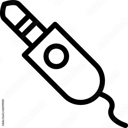 audio cable vector design icon for download . Svg