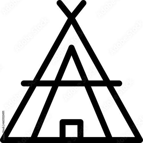 tent vector design icon . Svg