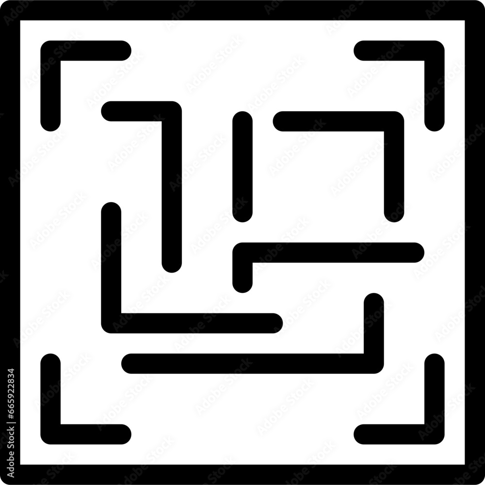 barcode vector design icon . Svg
