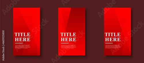 red gradation creative story background. abstract eps 10