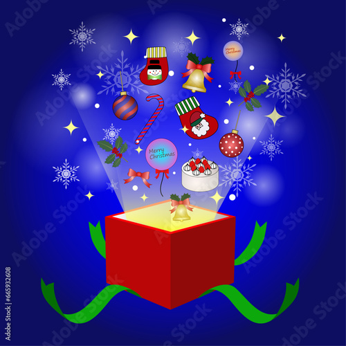 クリスマスプレゼントのイラスト素材
