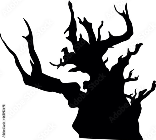 Halloween Tree Silhouette