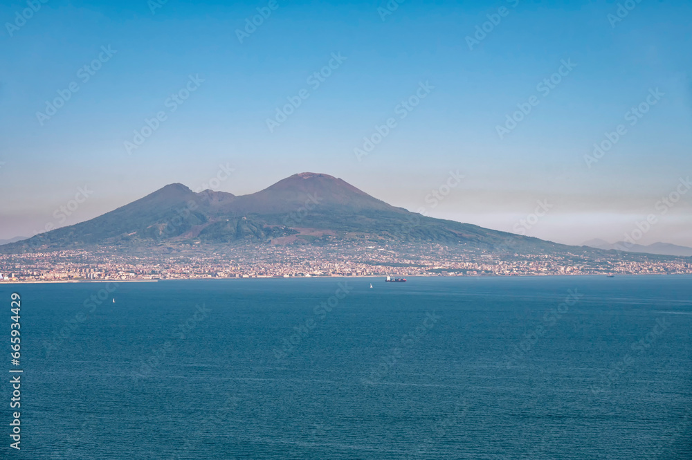 View of mount vesuvius