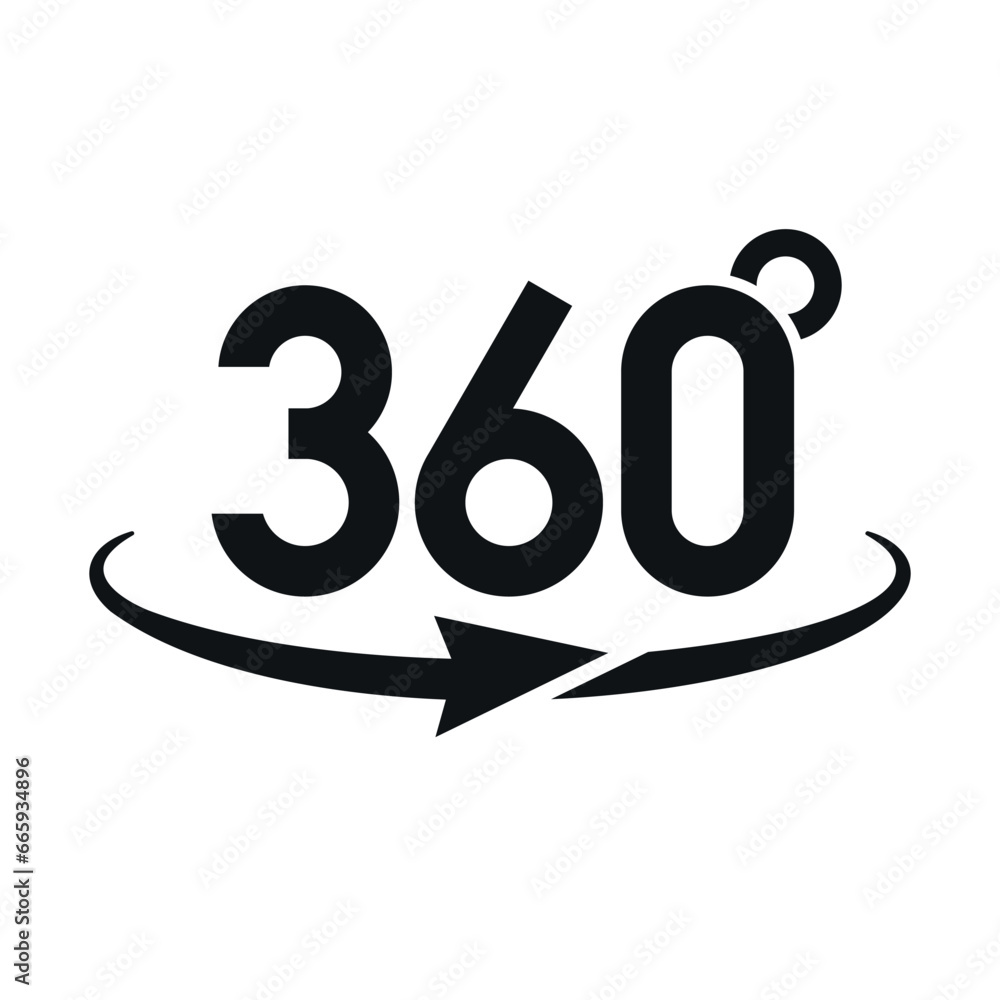 360 degrees panorama pictogram. View full angle icon. 360 degrees panorama pictogram. View full angle icon.