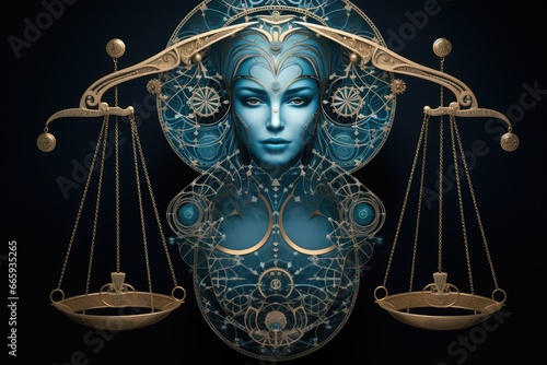 Zodiac Libra Symbol Libra is Space attribute of justice, balance and equilibrium