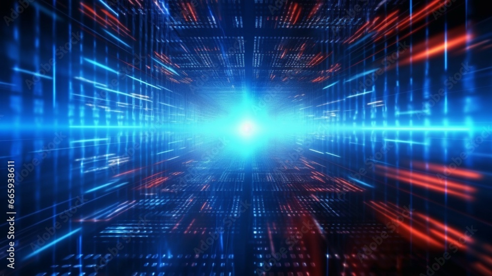 Technology digital matrix and light abstract background Technology digital matrix and light abstract background
