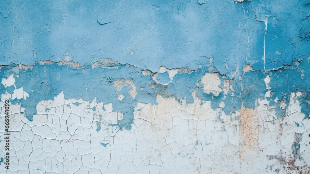 Texture of old blue wall