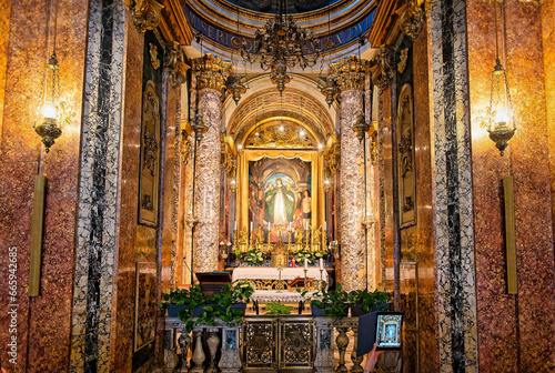 Fotografia interior of the church, Macerata, Marche, Italy