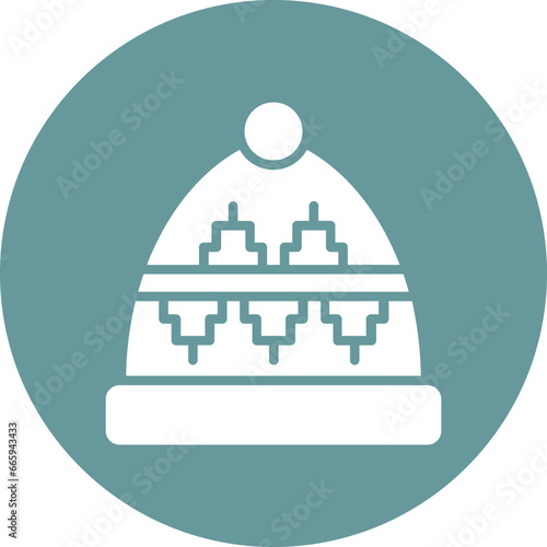 Vector Design Winter Hat Icon Style