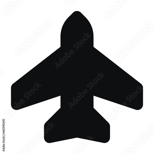Billede på lærred airplane icon