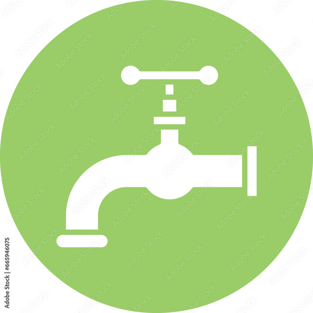 Vector Design Faucet Icon Style Vector Design Faucet Icon Style