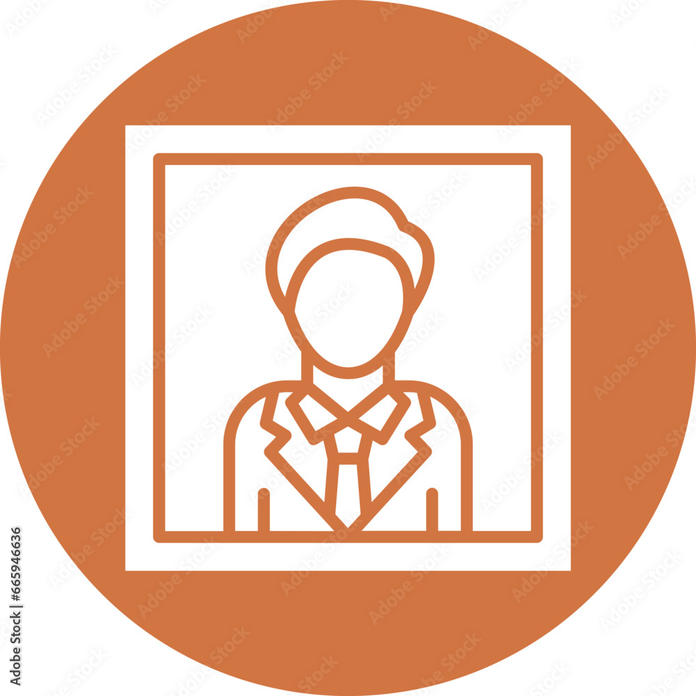 Vector Design Passport Photo Icon Style Vector Design Passport Photo Icon Style