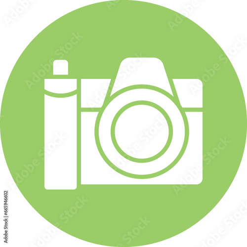 Vector Design Dslr Camera Icon Style
