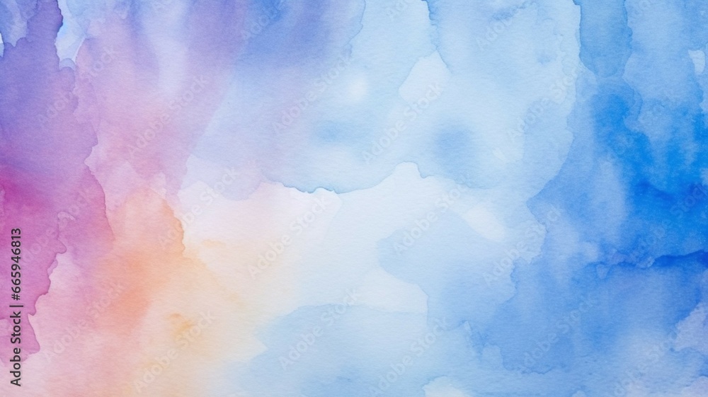 Top view watercolor paint background