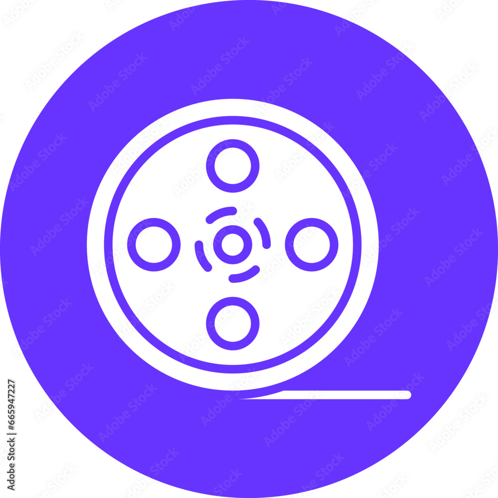 Vector Design Film Reel Icon Style Vector Design Film Reel Icon Style