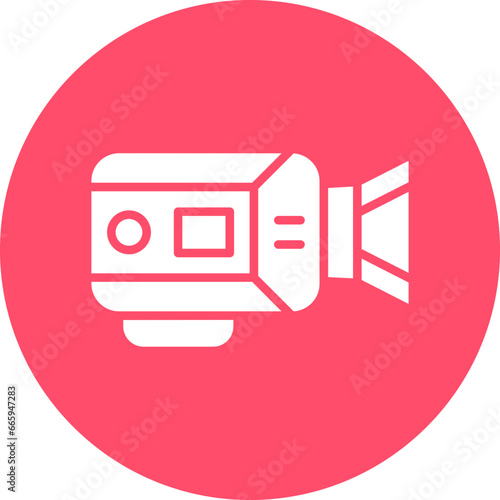 Vector Design Video Camera Icon Style