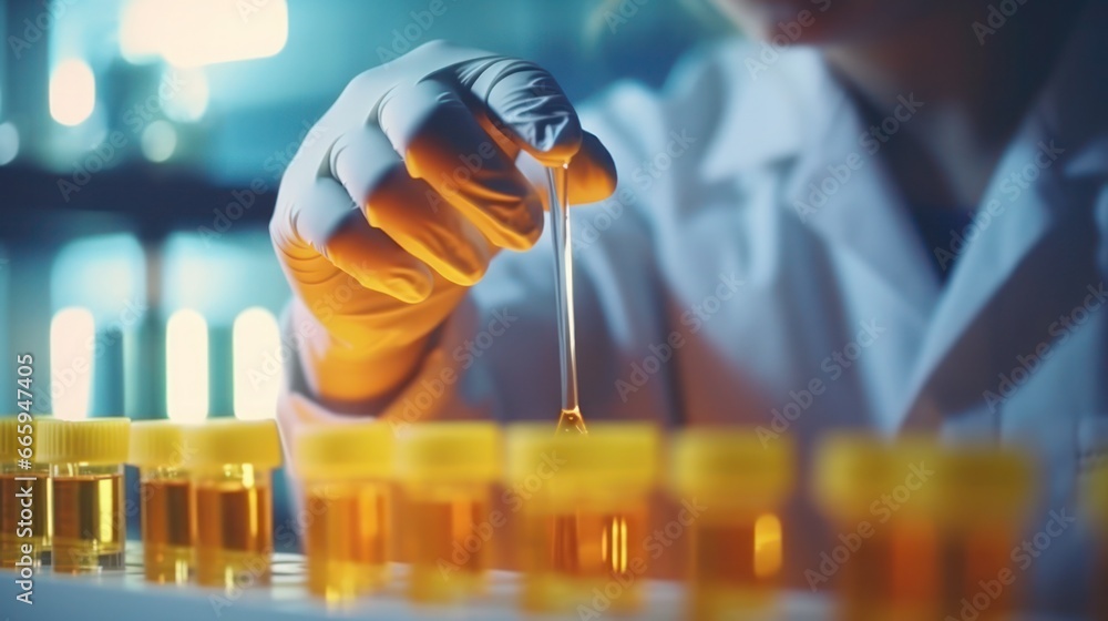 Fototapeta premium scientist working in laboratory