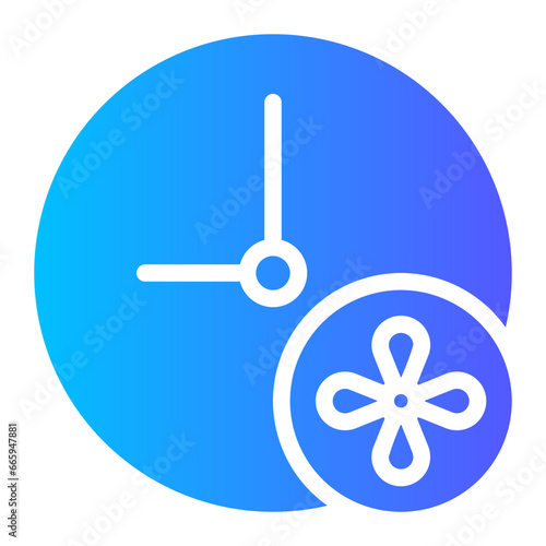fan gradient icon
