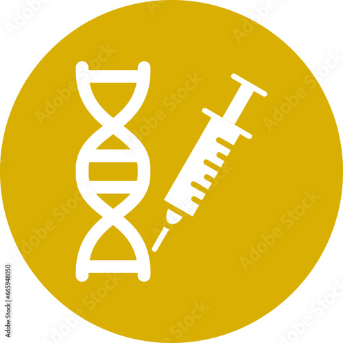 Vector Design Genetic Engineering Icon Style