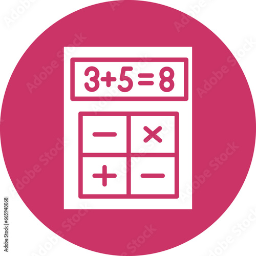 Vector Design Calculation Icon Style