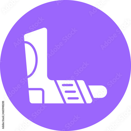 Vector Design Inhaler Icon Style