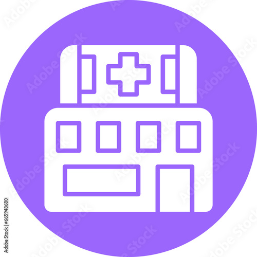 Vector Design Clinic Icon Style