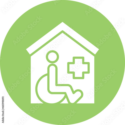 Vector Design Hospice Icon Style