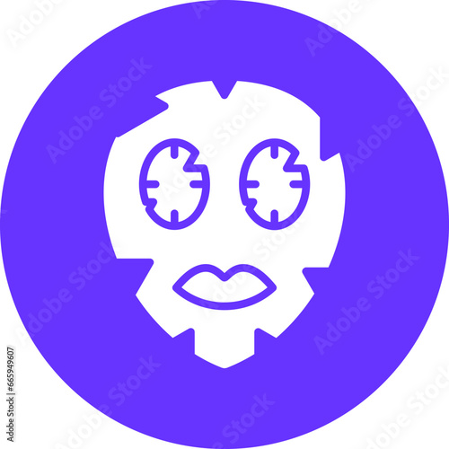 Vector Design Face Mask Icon Style