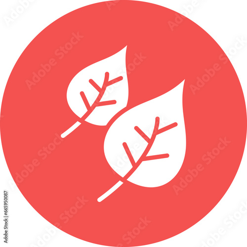 Vector Design Leaves Icon Style