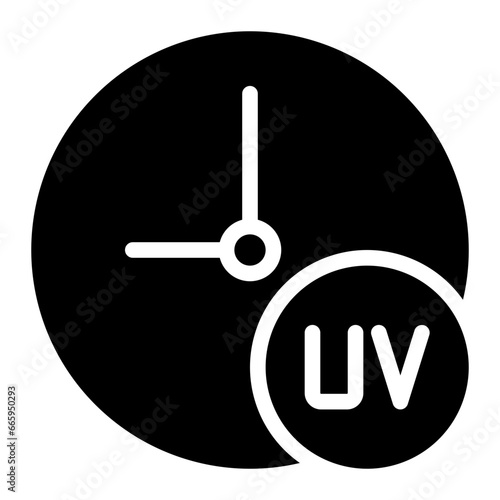 uv glyph icon