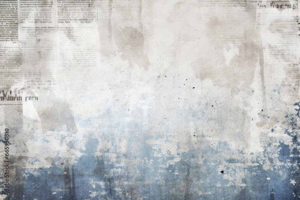 Old newspaper background with lots of text, dark white and blue Old newspaper background with lots of text, dark white and blue