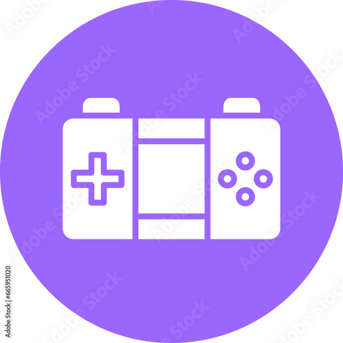 Vector Design Console Game Icon Style