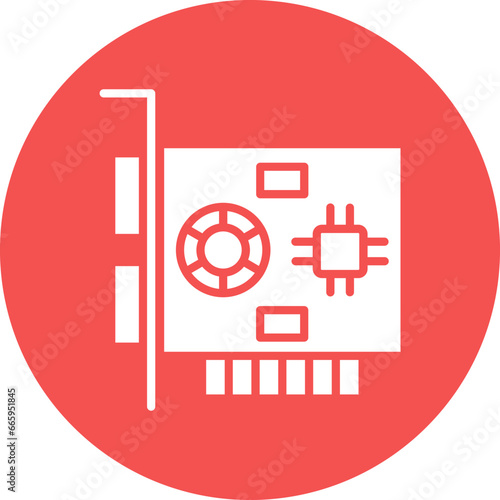 Vector Design Gpu Icon Style