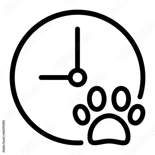 pet line icon