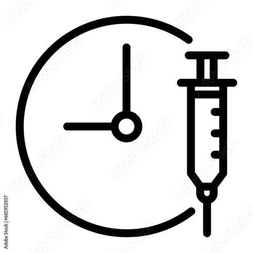 syringe line icon