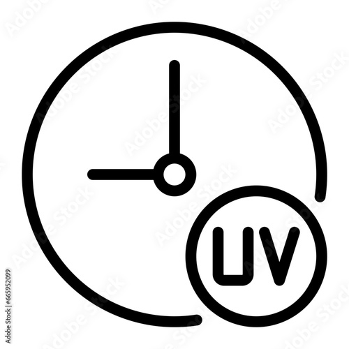 uv line icon