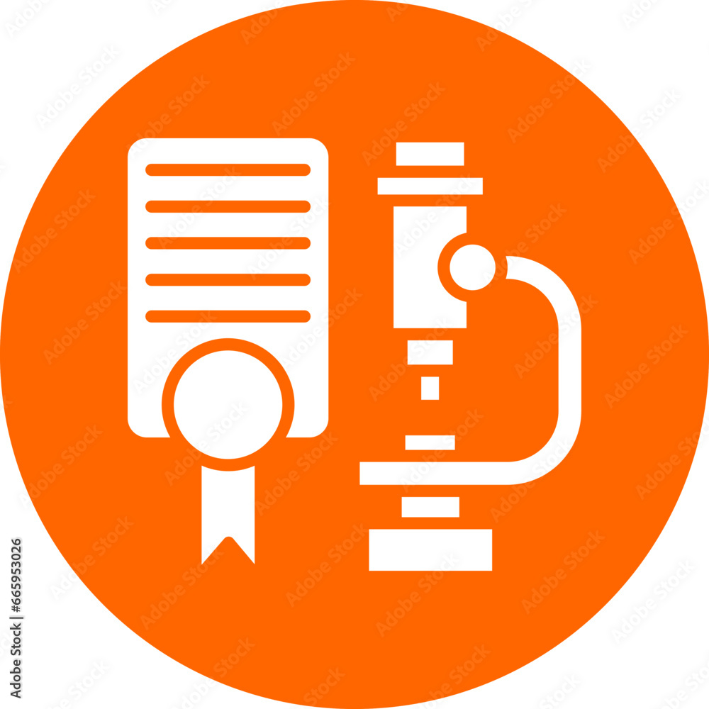 Vector Design Lab Certified Icon Style Vector Design Lab Certified Icon Style