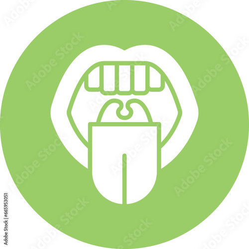 Vector Design Oral Icon Style