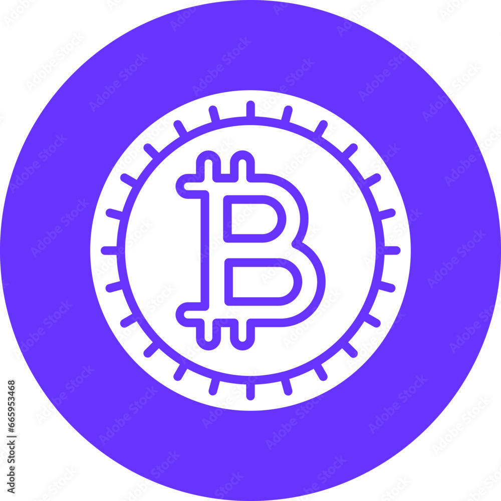 Vector Design Bitcoin Icon Style Vector Design Bitcoin Icon Style