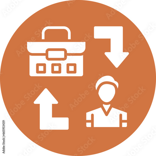 Vector Design B2C Icon Style