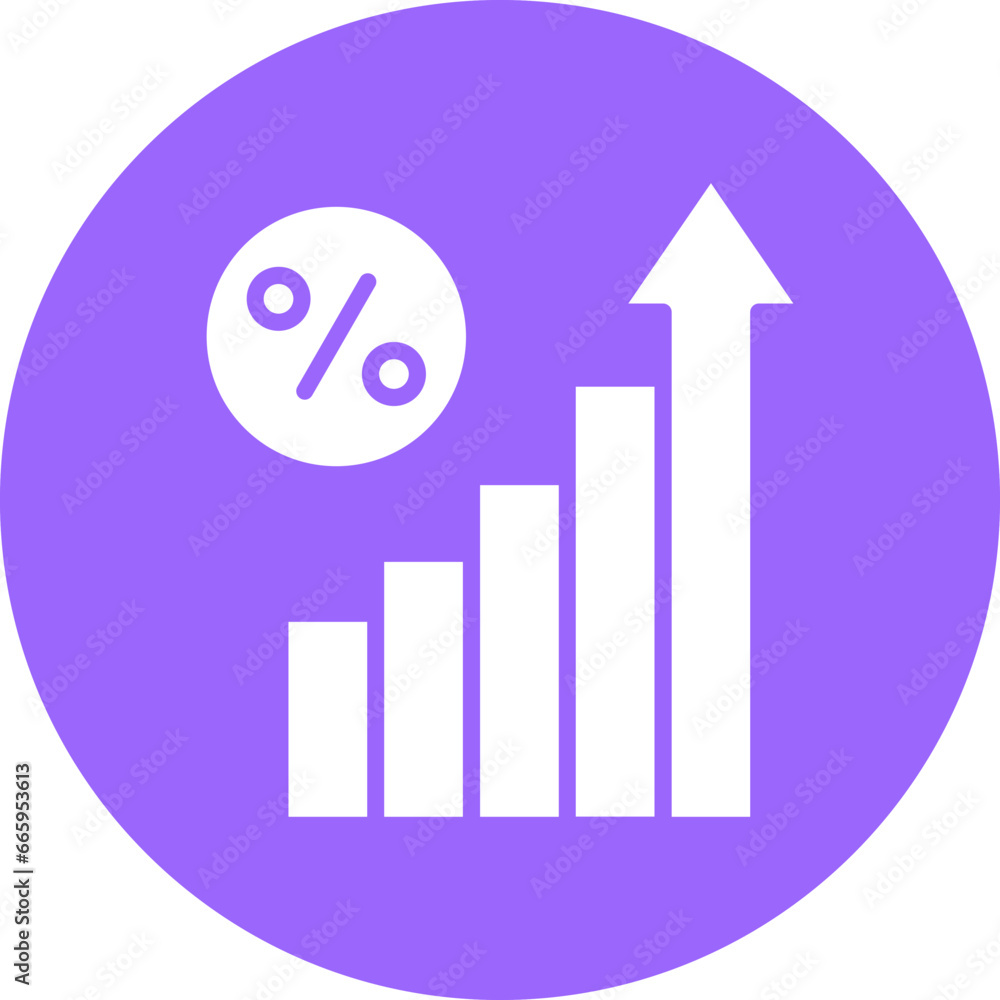 Vector Design Interest Rates Icon Style Vector Design Interest Rates Icon Style